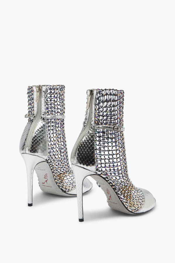 jeweled galaxia silver sandal 105 rene caovilla