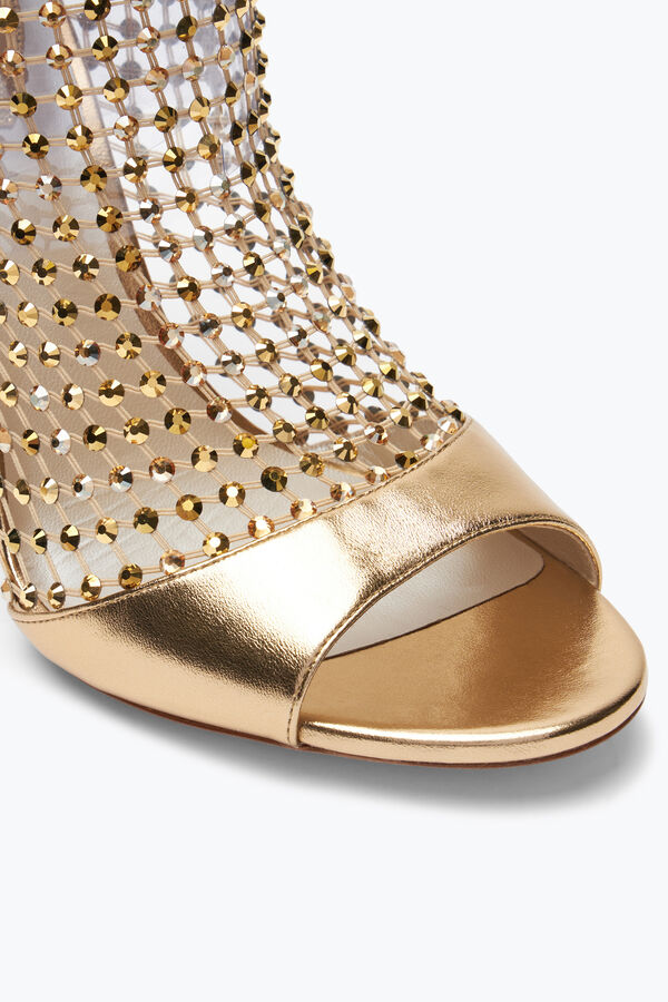 jeweled galaxia gold sandal 105 rene caovilla