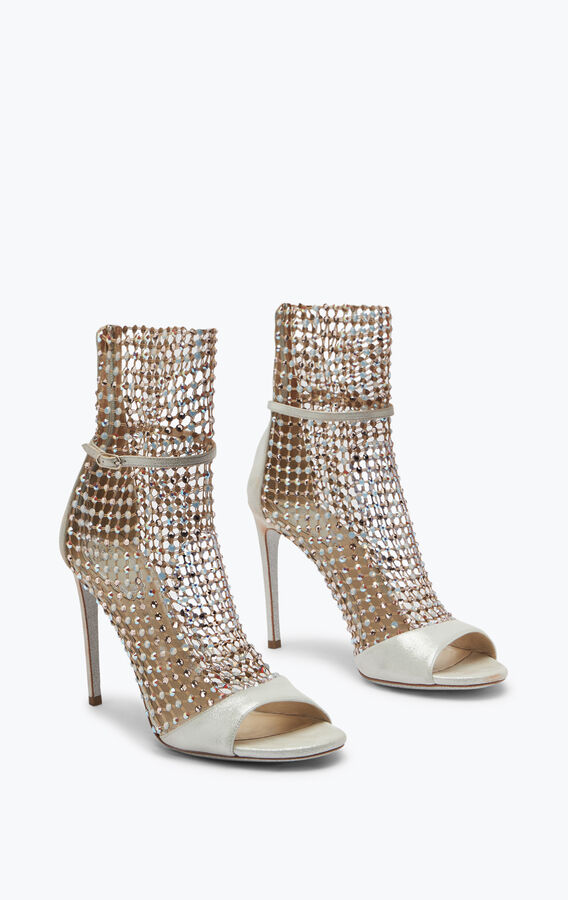 jeweled ivory stiletto heel sandals galaxia 105 rene caovilla
