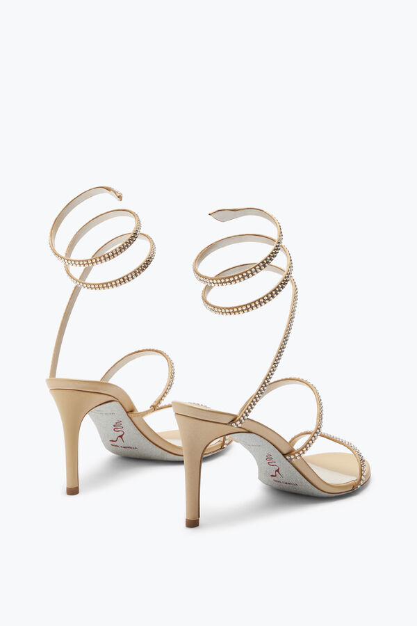 jeweled cleo nude sandal 80 rene caovilla