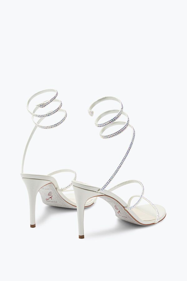 jeweled satin jewel sandals cleo rene caovilla
