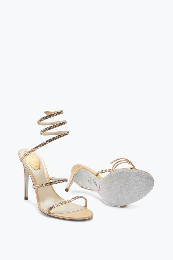 jeweled cleo nude sandal 105 rene caovilla