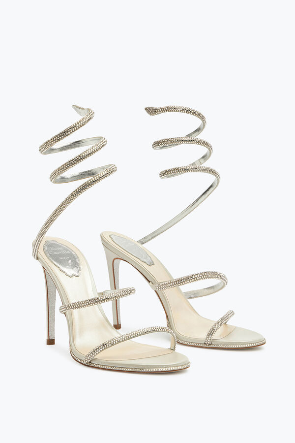 jeweled evening satin sandals cleo rene caovilla