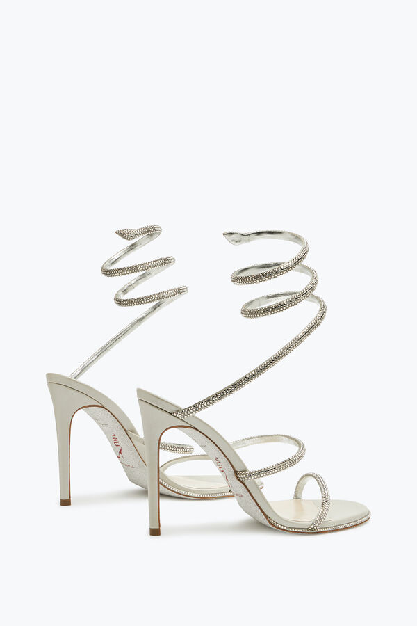 jeweled evening satin sandals cleo rene caovilla