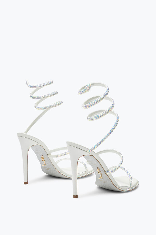 jeweled sandals with rhinestones cleo rene caovilla