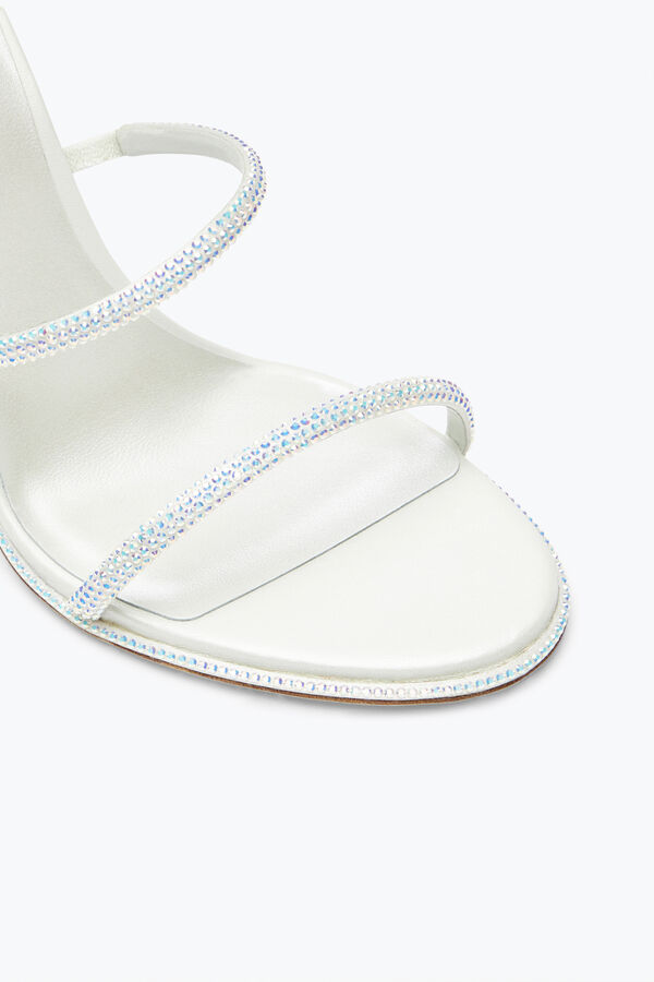 jeweled sandals with rhinestones cleo rene caovilla