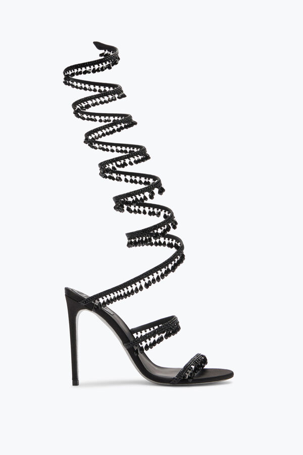 jeweled super chandelier black sandal 105 rene caovilla