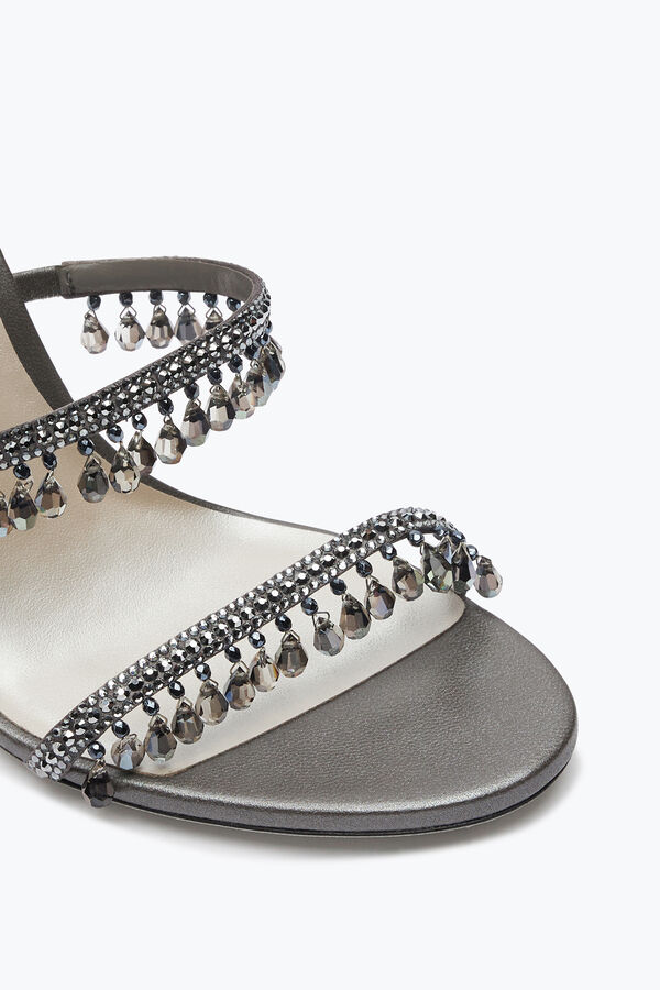 jeweled super chandelier anthracite sandal 105 rene caovilla