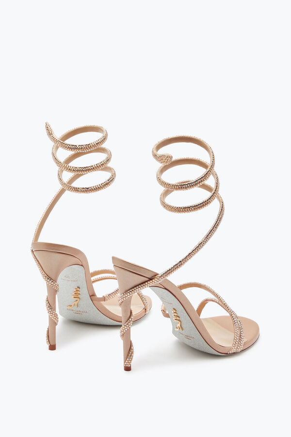 jeweled margot crystal blush sandal 105 rene caovilla