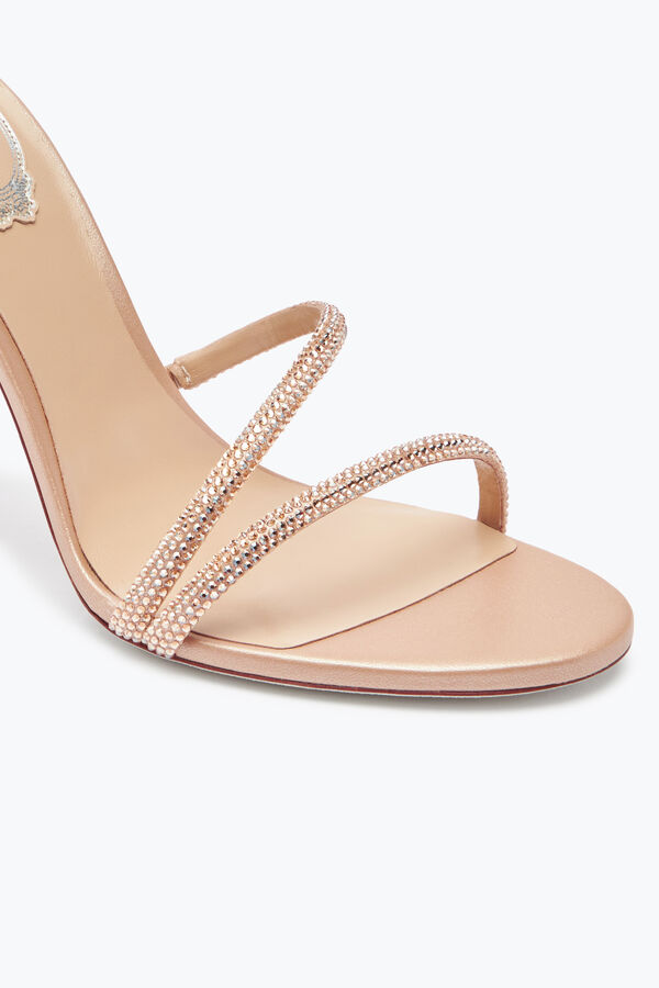 jeweled margot crystal blush sandal 105 rene caovilla