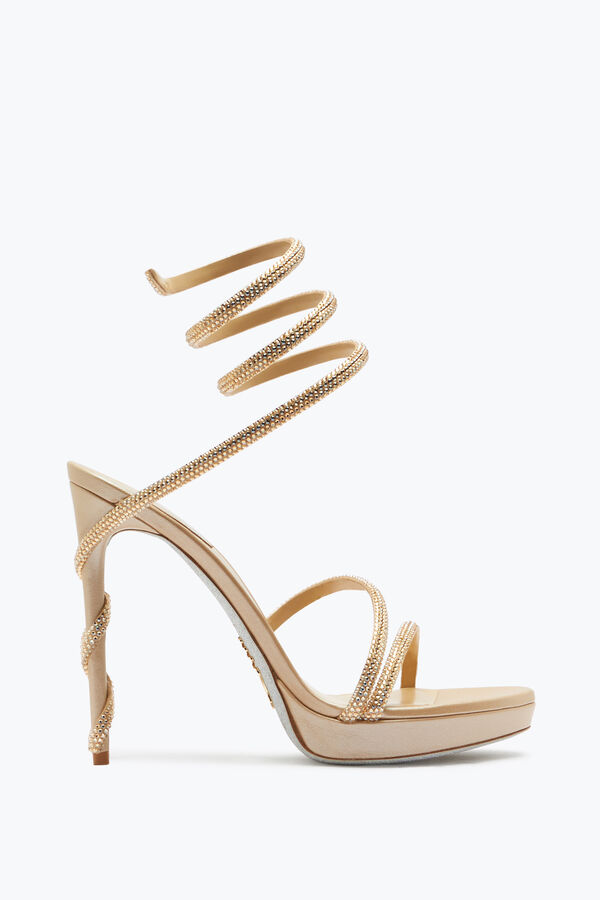 jeweled margot champagne platform sandal 120 rene caovilla