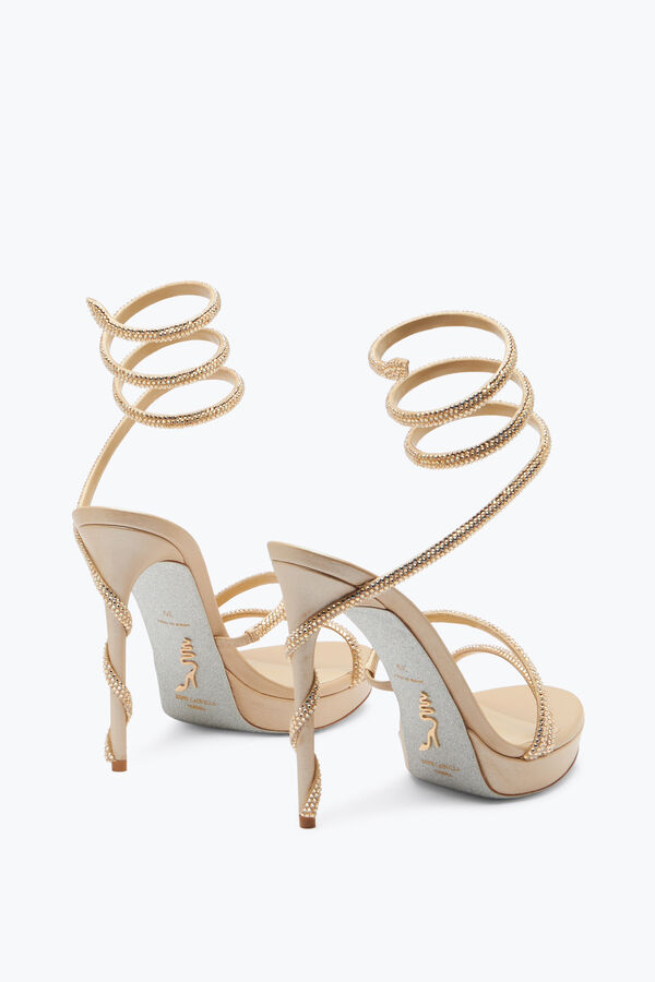 jeweled margot champagne platform sandal 120 rene caovilla