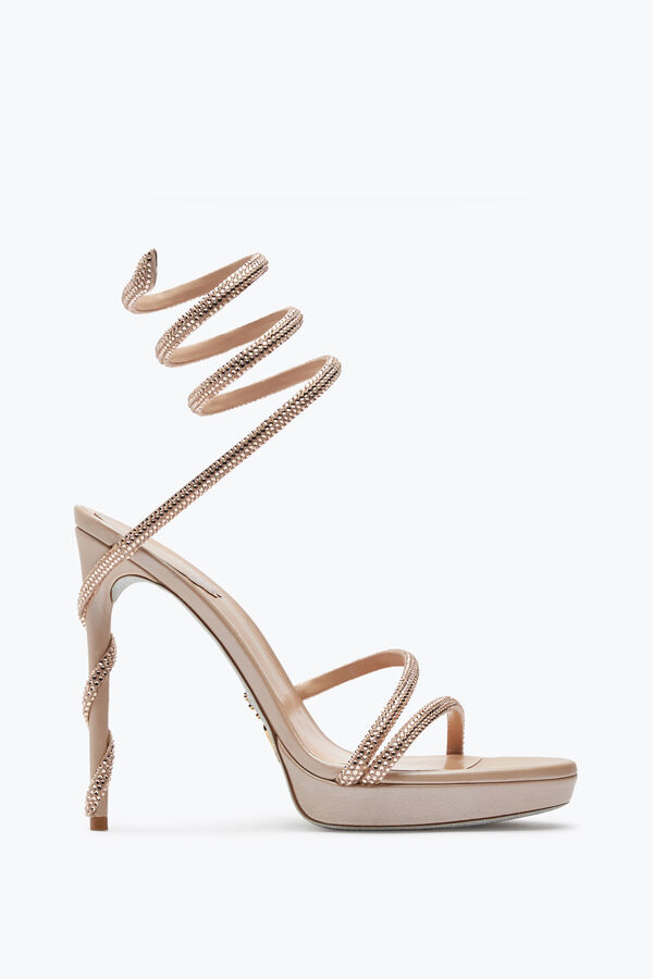 jeweled margot crystal eggshell platform sandal 120 rene caovilla