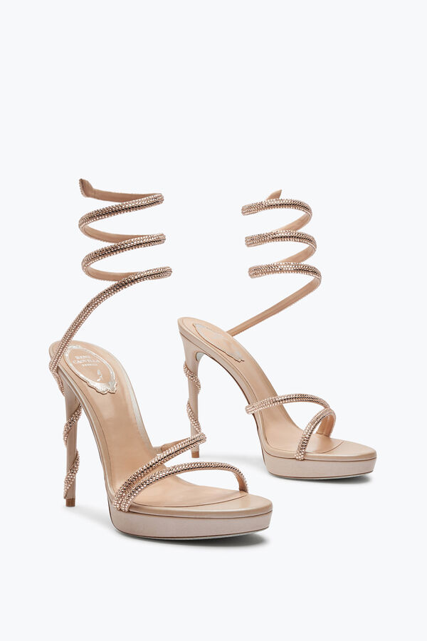 jeweled margot crystal eggshell platform sandal 120 rene caovilla
