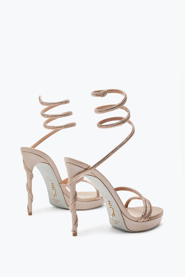 jeweled margot crystal eggshell platform sandal 120 rene caovilla