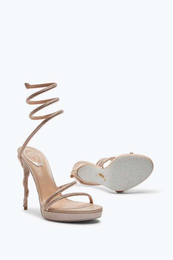 jeweled margot crystal eggshell platform sandal 120 rene caovilla
