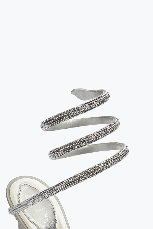 jeweled margot crystals gray platform sandal 130 rene caovilla
