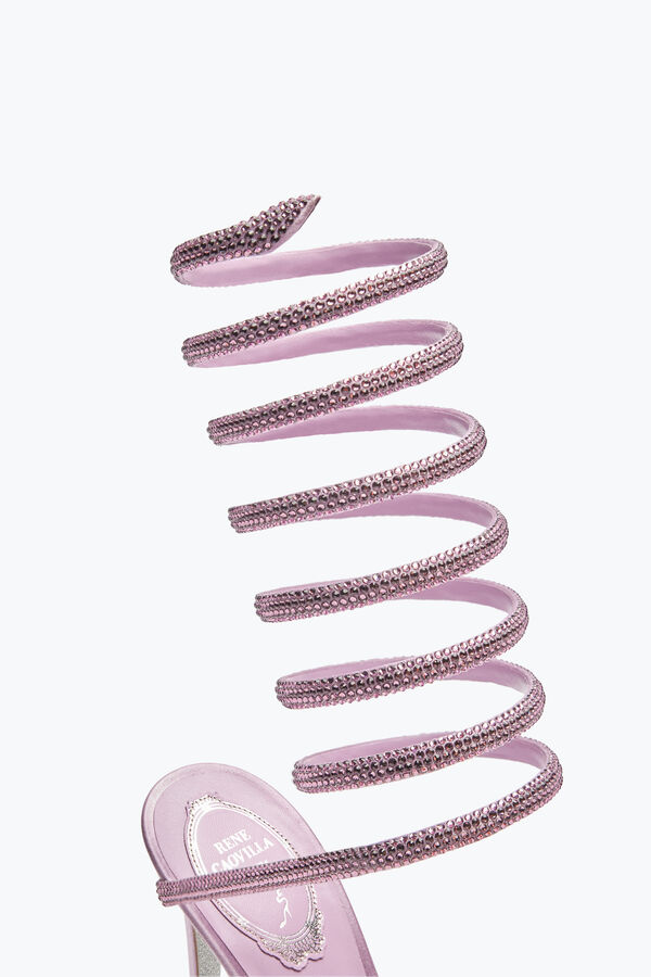 jeweled super cleo lilac sandal 105 rene caovilla