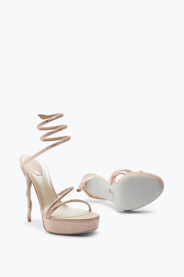jeweled margot crystal beige platform sandal 130 rene caovilla