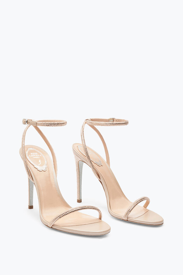jeweled ellabrita crystal blush sandal 105 rene caovilla