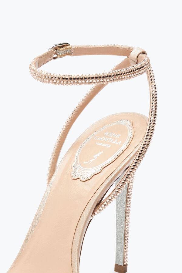 jeweled ellabrita crystal blush sandal 105 rene caovilla
