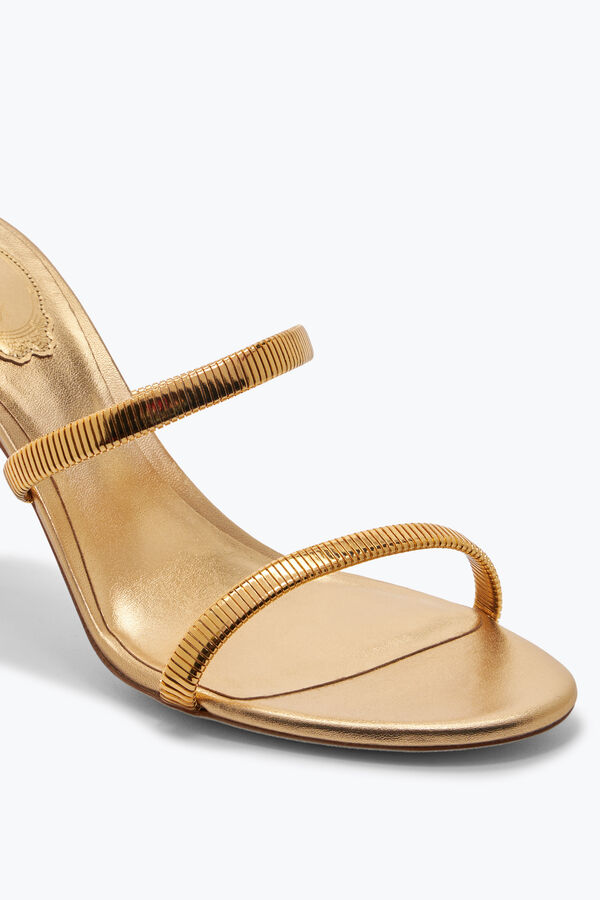 jeweled juniper metallic gold sandal 80 rene caovilla