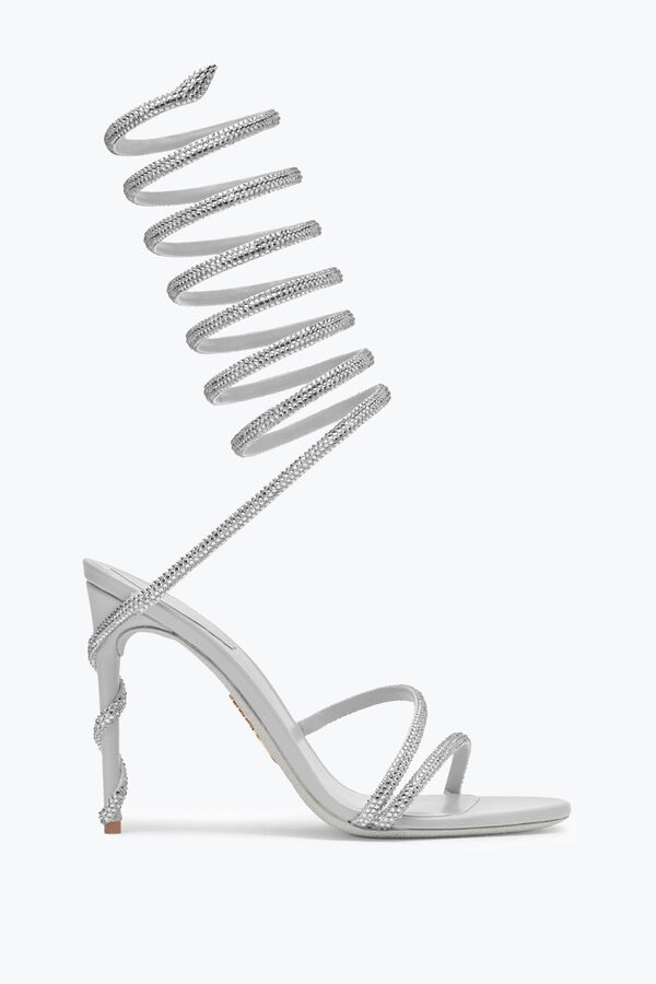 jeweled margot crystal grey sandal 105 rene caovilla