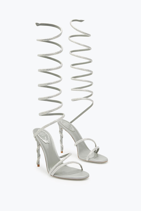 jeweled margot crystal grey sandal 105 rene caovilla