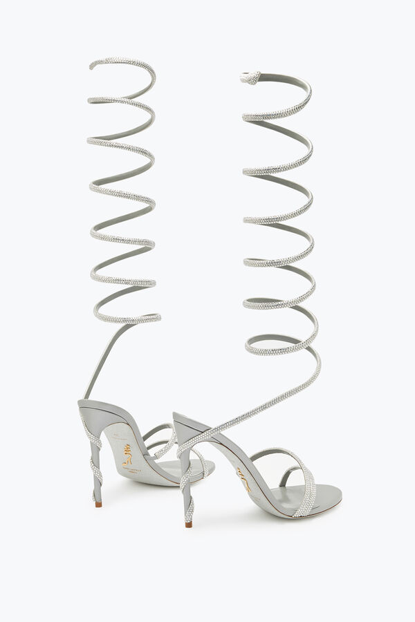 jeweled margot crystal grey sandal 105 rene caovilla