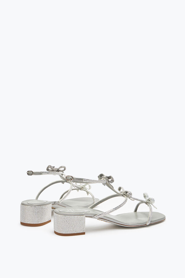 jeweled caterina silver sandal 35 rene caovilla