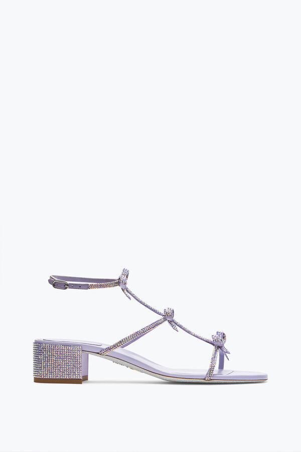 jeweled caterina lilac sandal with crystals 35 rene caovilla