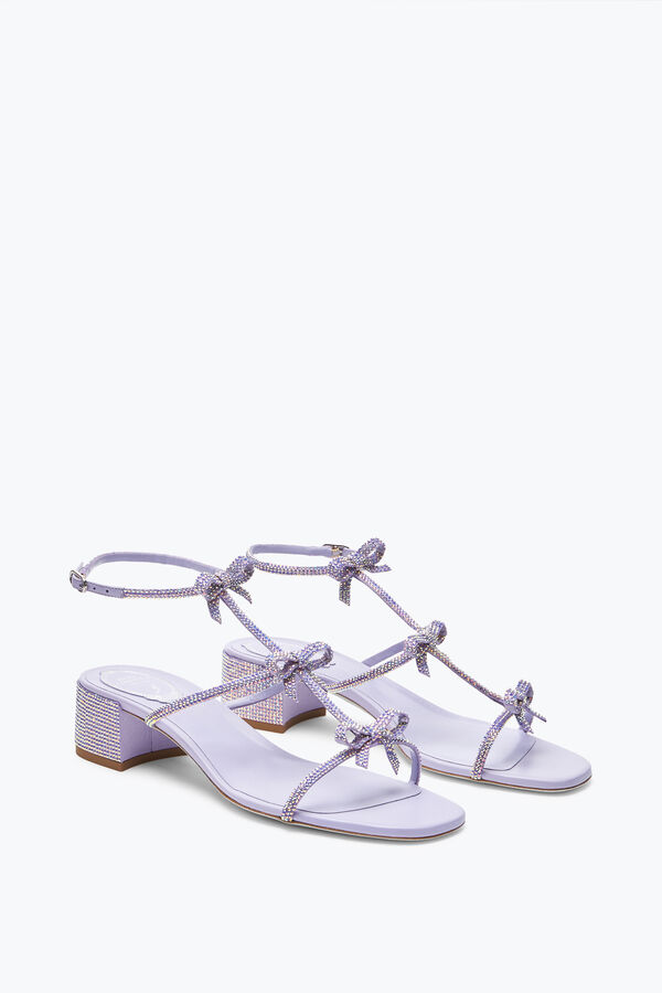 jeweled caterina lilac sandal with crystals 35 rene caovilla
