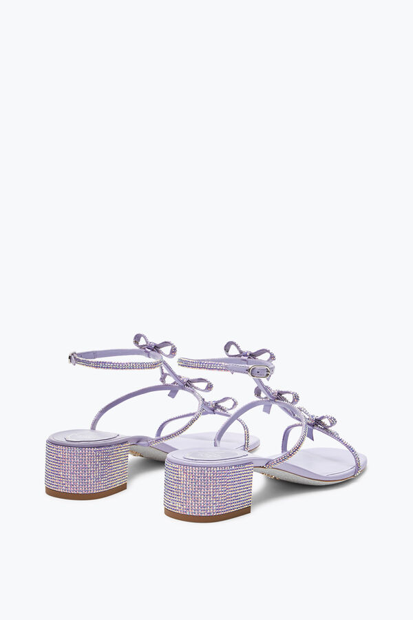 jeweled caterina lilac sandal with crystals 35 rene caovilla