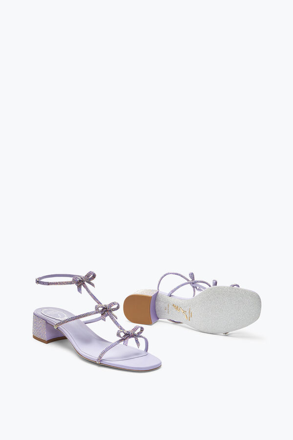 jeweled caterina lilac sandal with crystals 35 rene caovilla