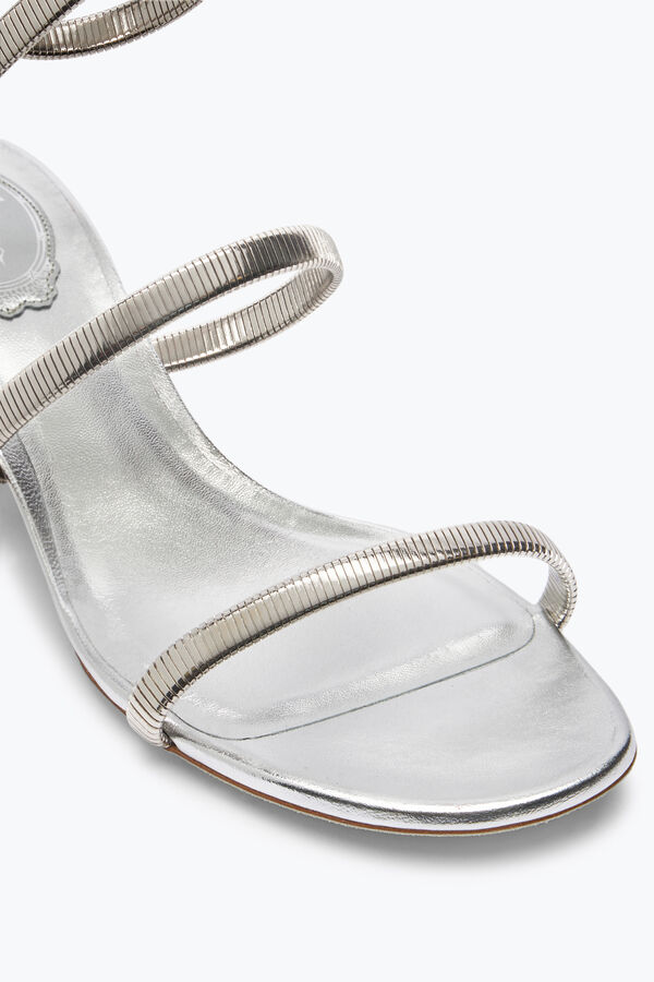 jeweled juniper silver sandal 40 rene caovilla