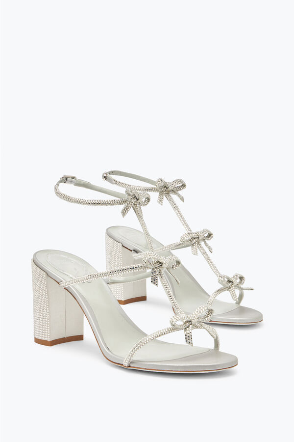 jeweled caterina silver sandal with crystals 80 rene caovilla