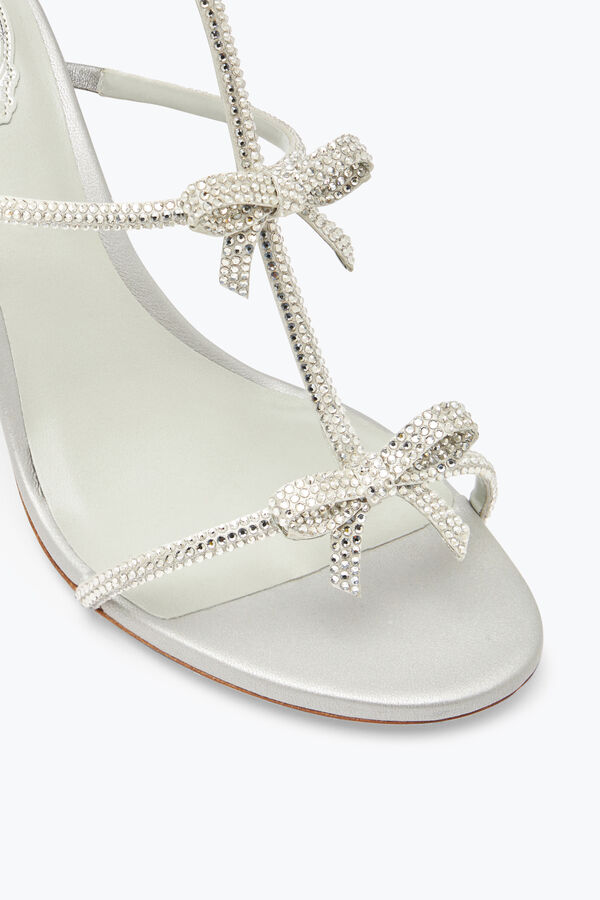 jeweled caterina silver sandal with crystals 80 rene caovilla