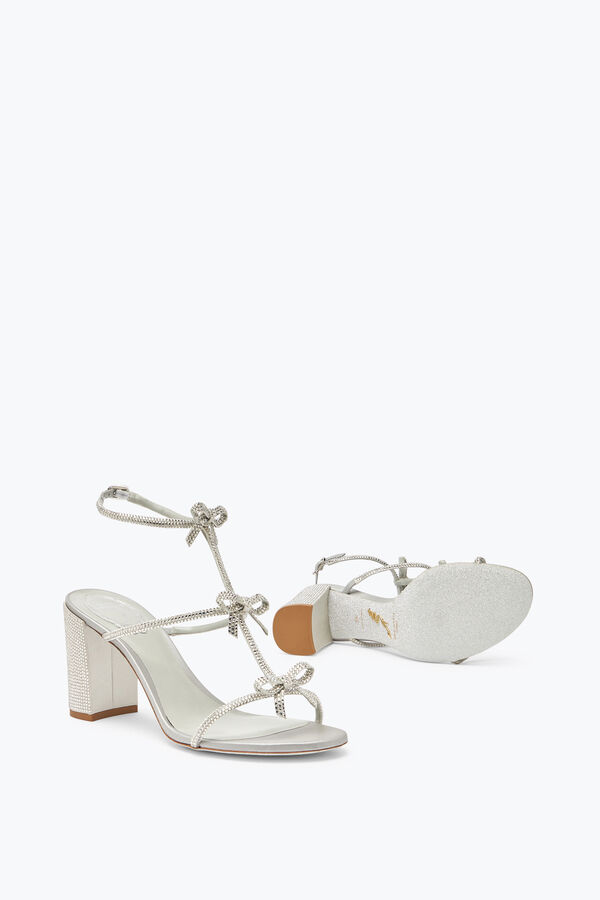 jeweled caterina silver sandal with crystals 80 rene caovilla