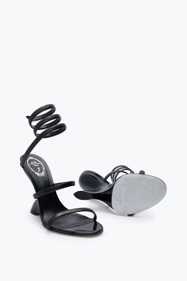 jeweled symphony black sandal 105 rene caovilla