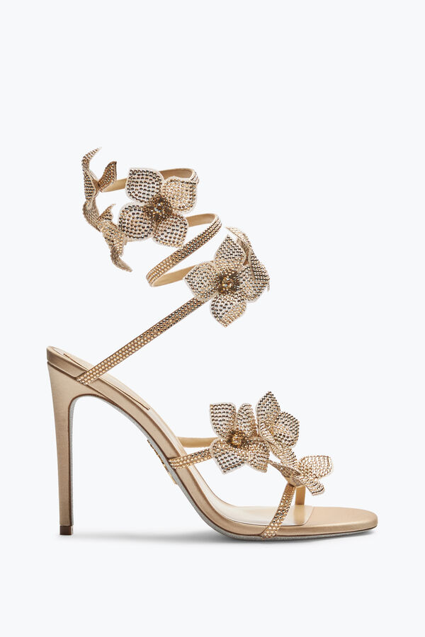 jeweled floriane honey sandal 105 rene caovilla