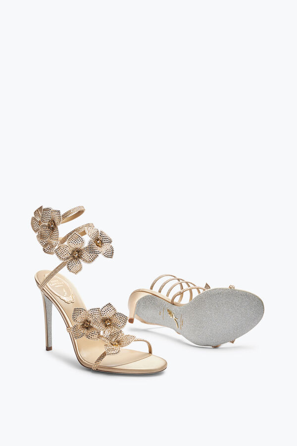 jeweled floriane honey sandal 105 rene caovilla