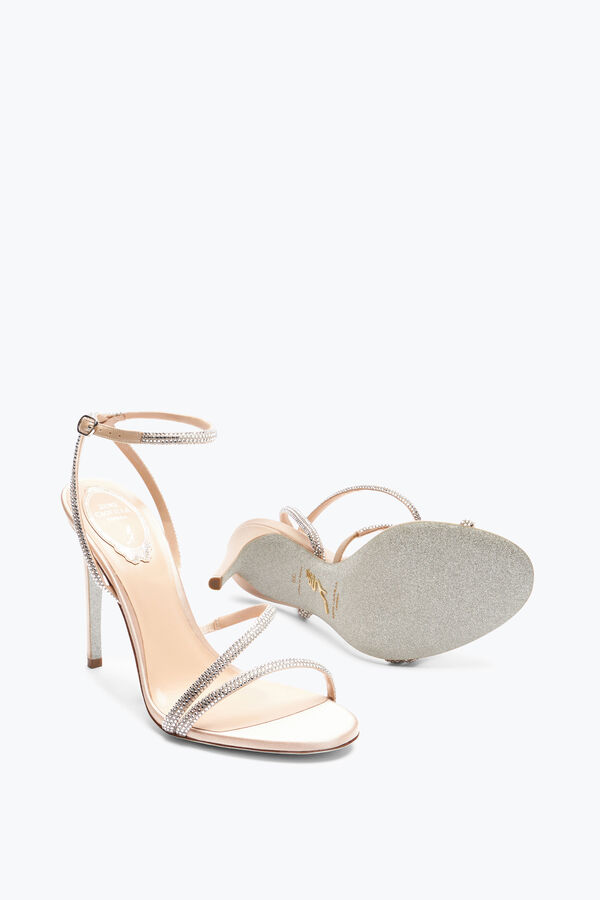 jeweled irina nude sandal with crystals 105 rene caovilla