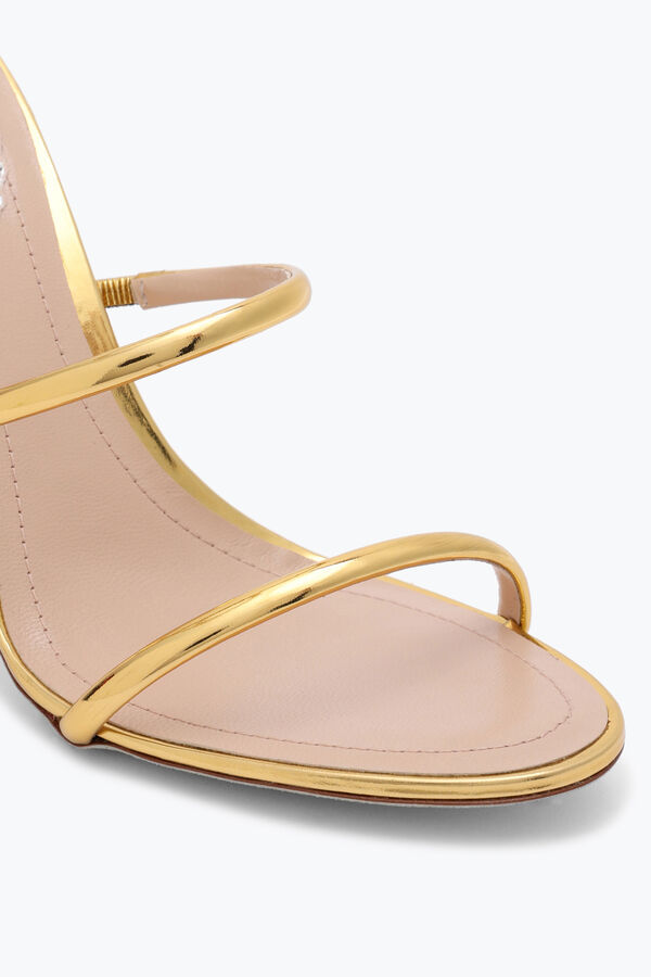 jeweled cleo metallic gold sandal 105 rene caovilla