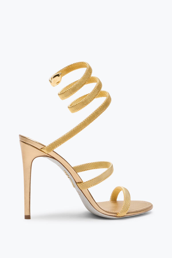 jeweled trigold cleo gold sandal 105 rene caovilla