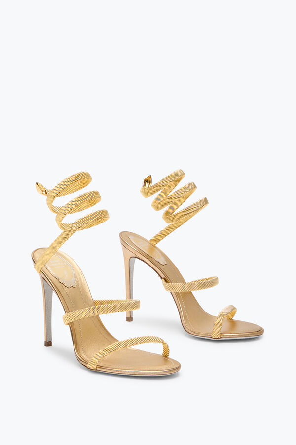 jeweled trigold cleo gold sandal 105 rene caovilla