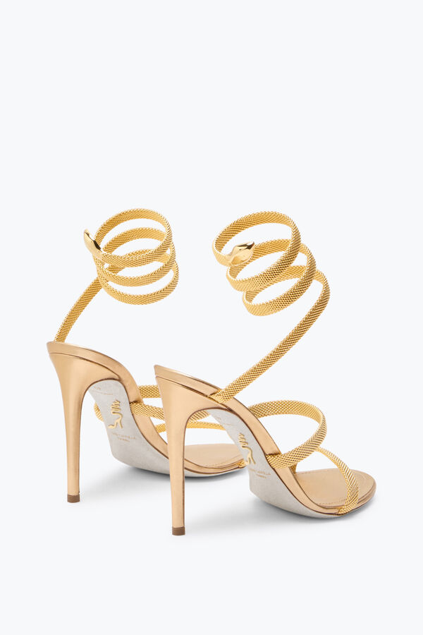 jeweled trigold cleo gold sandal 105 rene caovilla