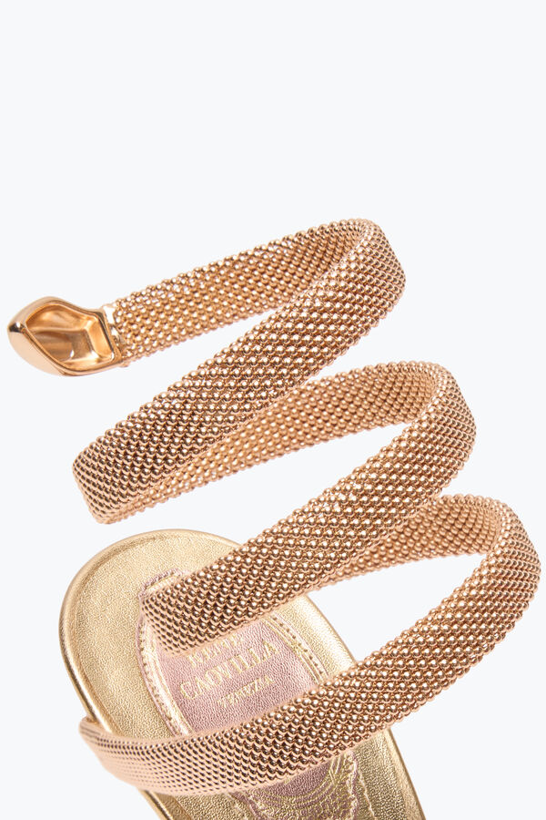 jeweled trigold cleo three-toned sandal 105 rene caovilla