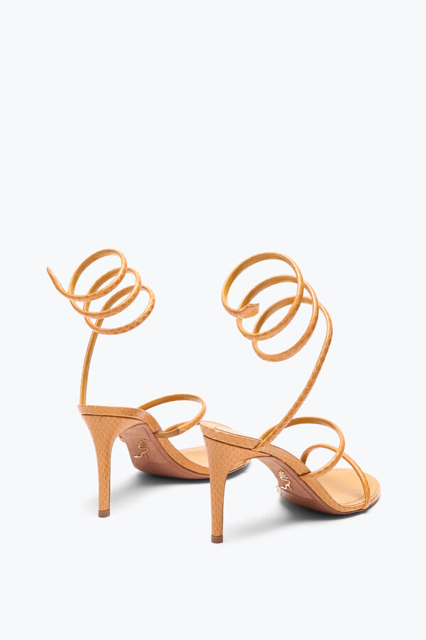jeweled cleo amber ayers leather sandal 80 rene caovilla