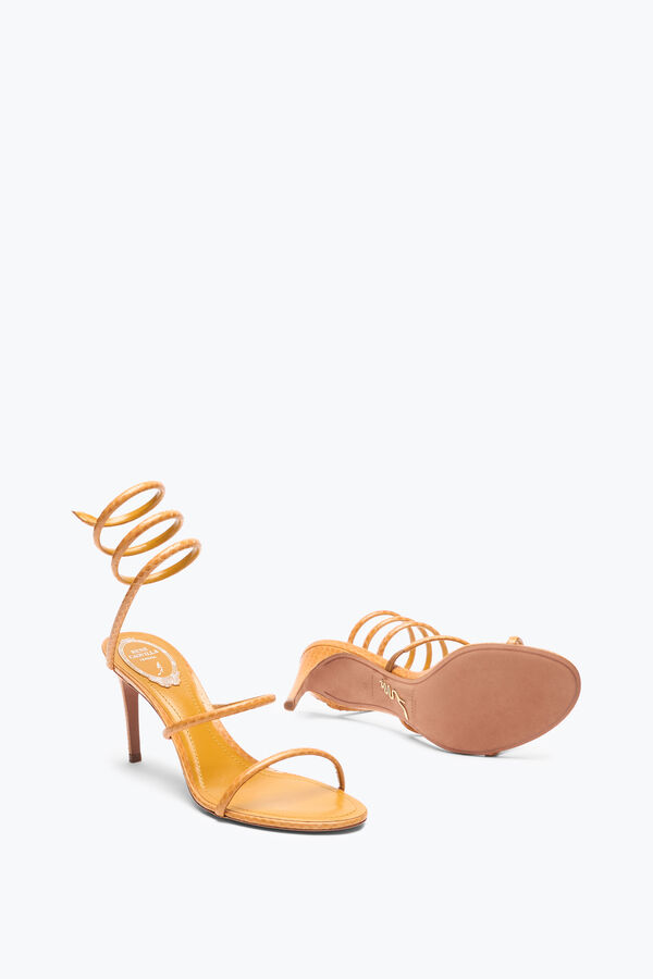 jeweled cleo amber ayers leather sandal 80 rene caovilla