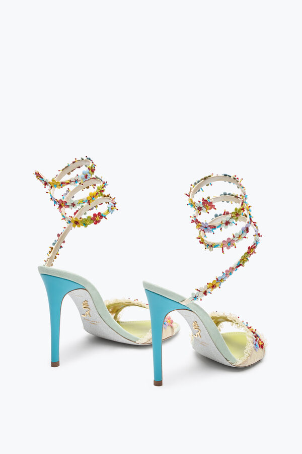 jeweled bloom sandal 105 rene caovilla